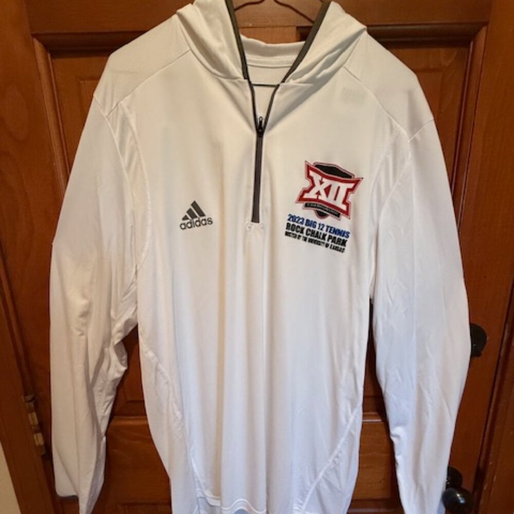 NWT Adidas Aeroready 2023 Big 12 Tennis XII Championship Hoodie